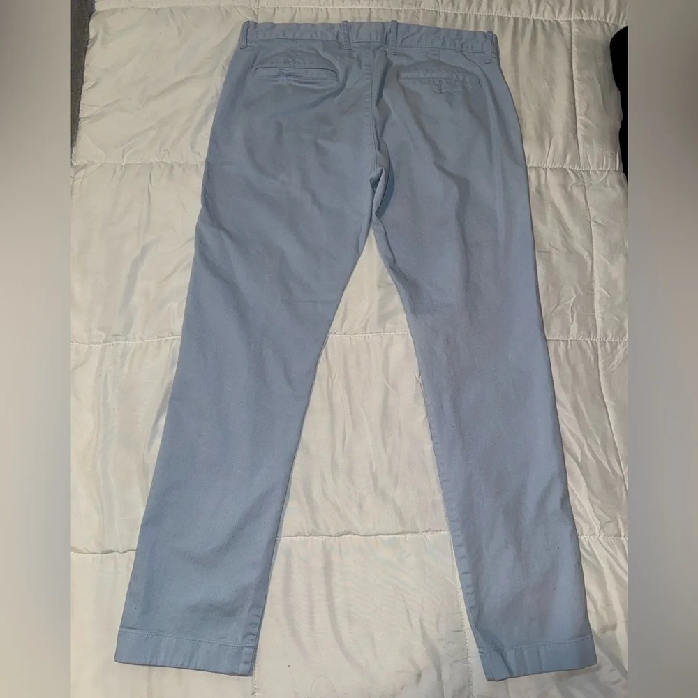 Men’s light blue J crew flex slim chino pants